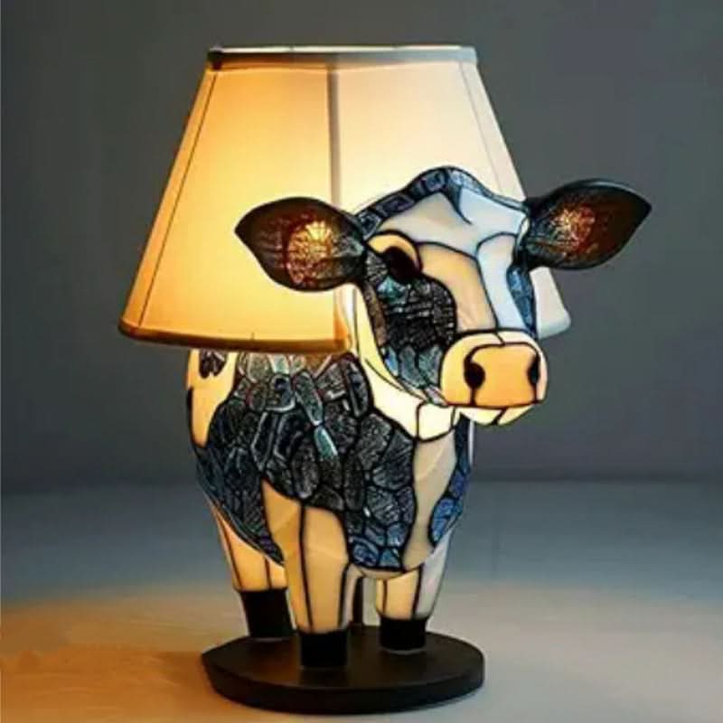 Artistic LED Night Lamp with Dog Breeds - Warm Glow & Compact Design for Cozy Home Decor