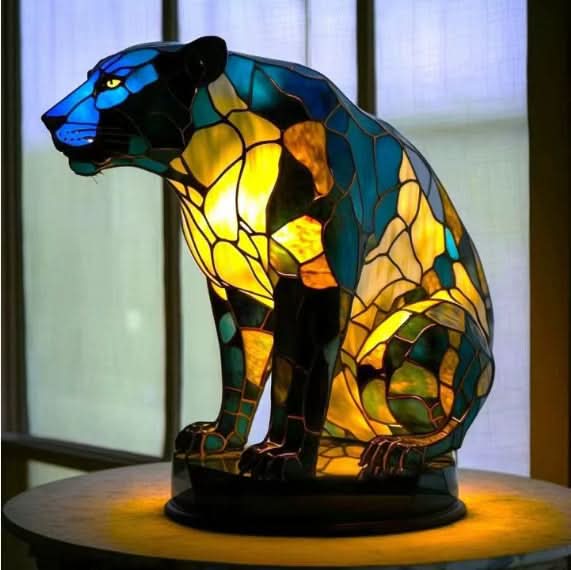Artistic LED Night Lamp with Dog Breeds - Warm Glow & Compact Design for Cozy Home Decor