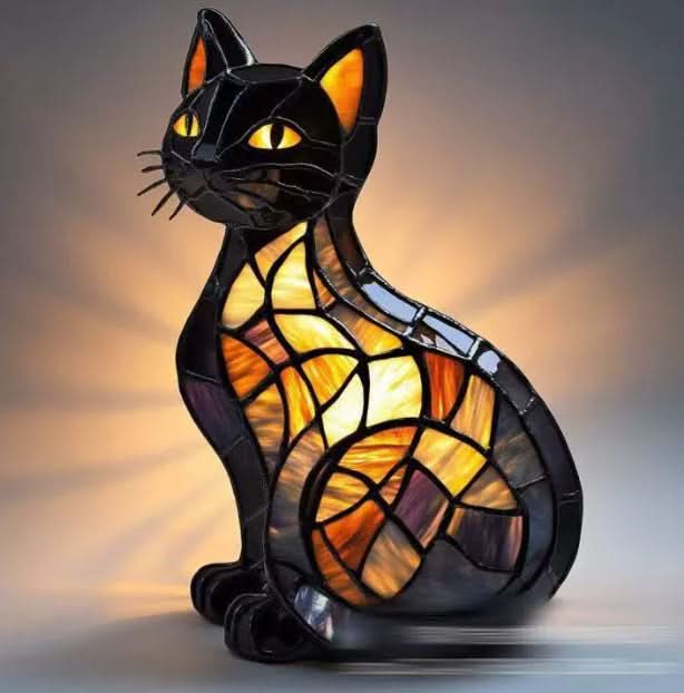 Artistic LED Night Lamp with Dog Breeds - Warm Glow & Compact Design for Cozy Home Decor
