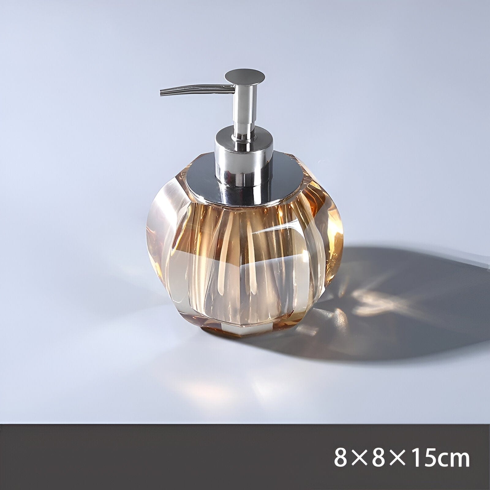Crystal Glass Bathroom Accessories Set with Elegant Design for Timeless Decor