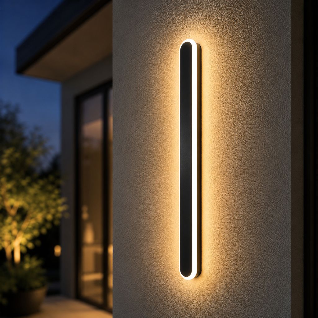Modern Outdoor Wall Light | IP65 Rated Aluminium Sconce with Dimmable LED | Stylish Fixture for Enhanced Exterior Spaces