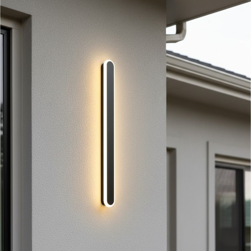 Modern Outdoor Wall Light | IP65 Rated Aluminium Sconce with Dimmable LED | Stylish Fixture for Enhanced Exterior Spaces