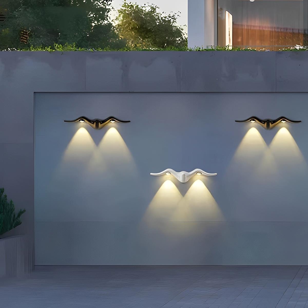 Sculpted Animal Silhouette | Outdoor Wall Light Fixture with Waterproof Design | Unique Illumination for Exterior Spaces