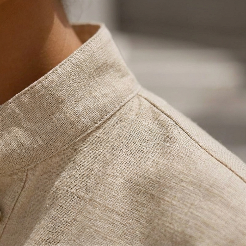 Linen Blend Two Piece Set — fabric close-up detail