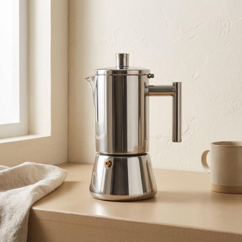 Italian Moka Pot — alternate angle
