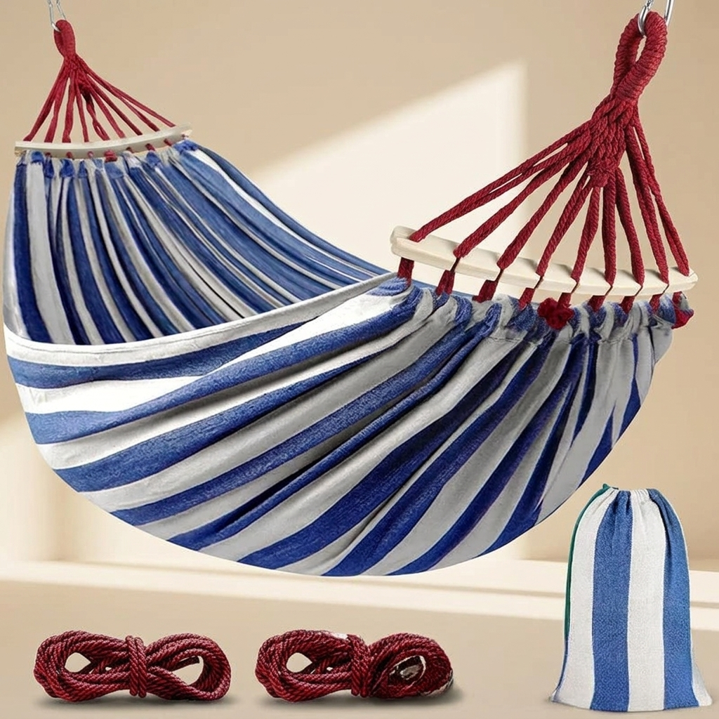 Outdoor Double Hammock — alternate angle