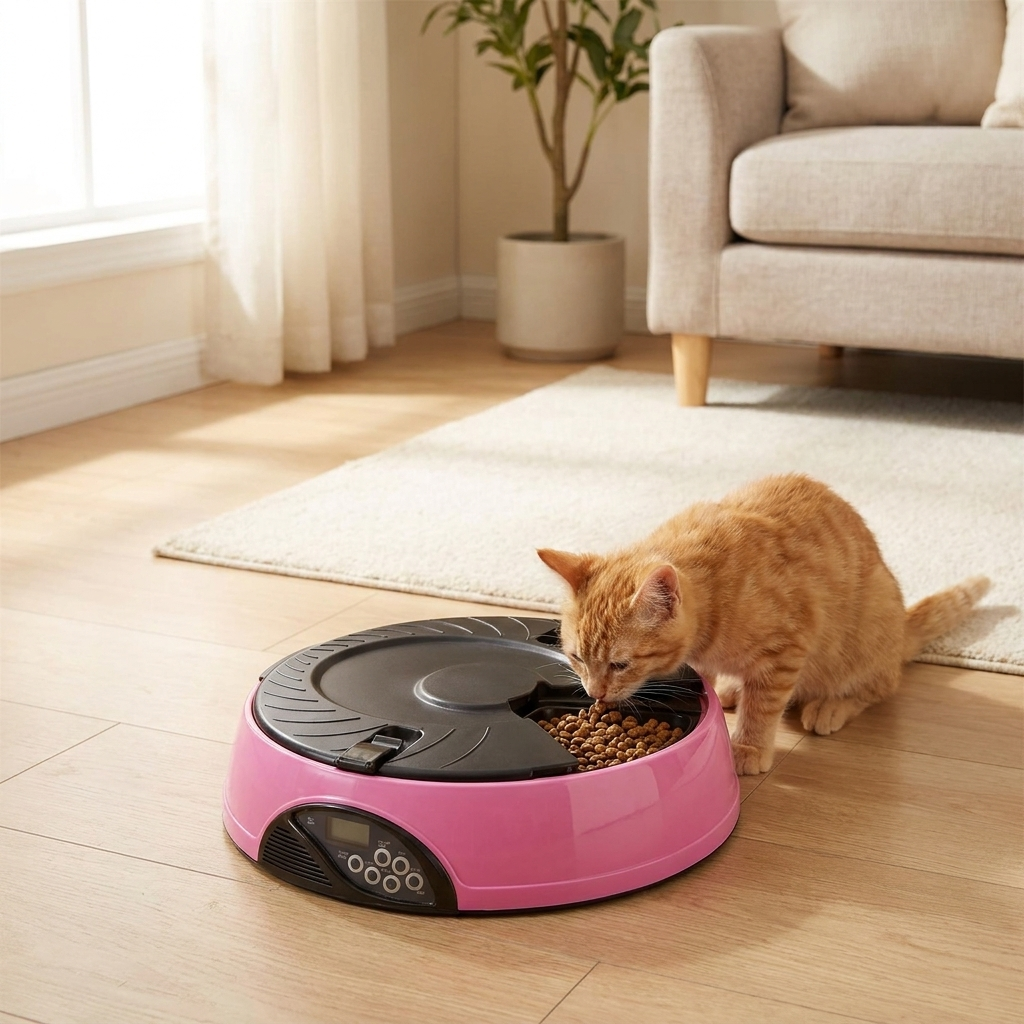 Smart Pet Feeder — in use
