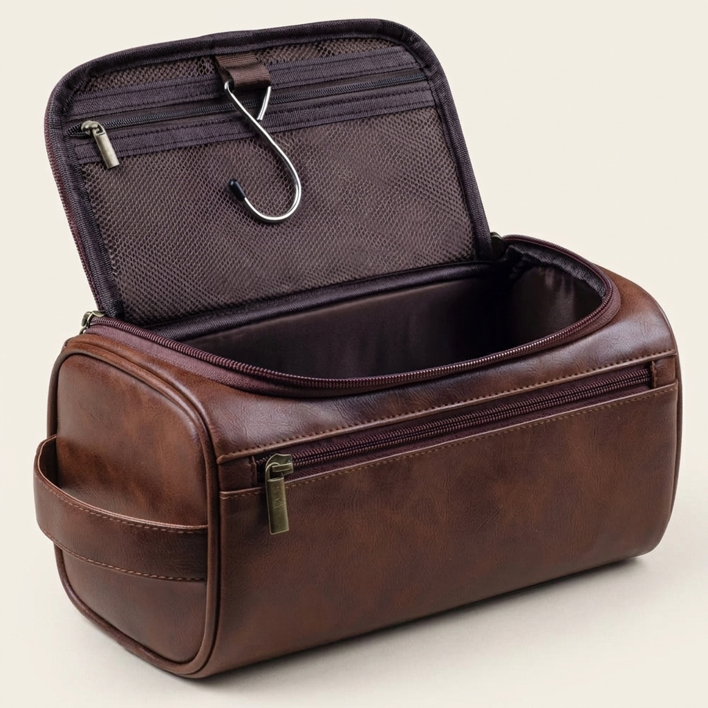 Leather Toiletry Bag — hero