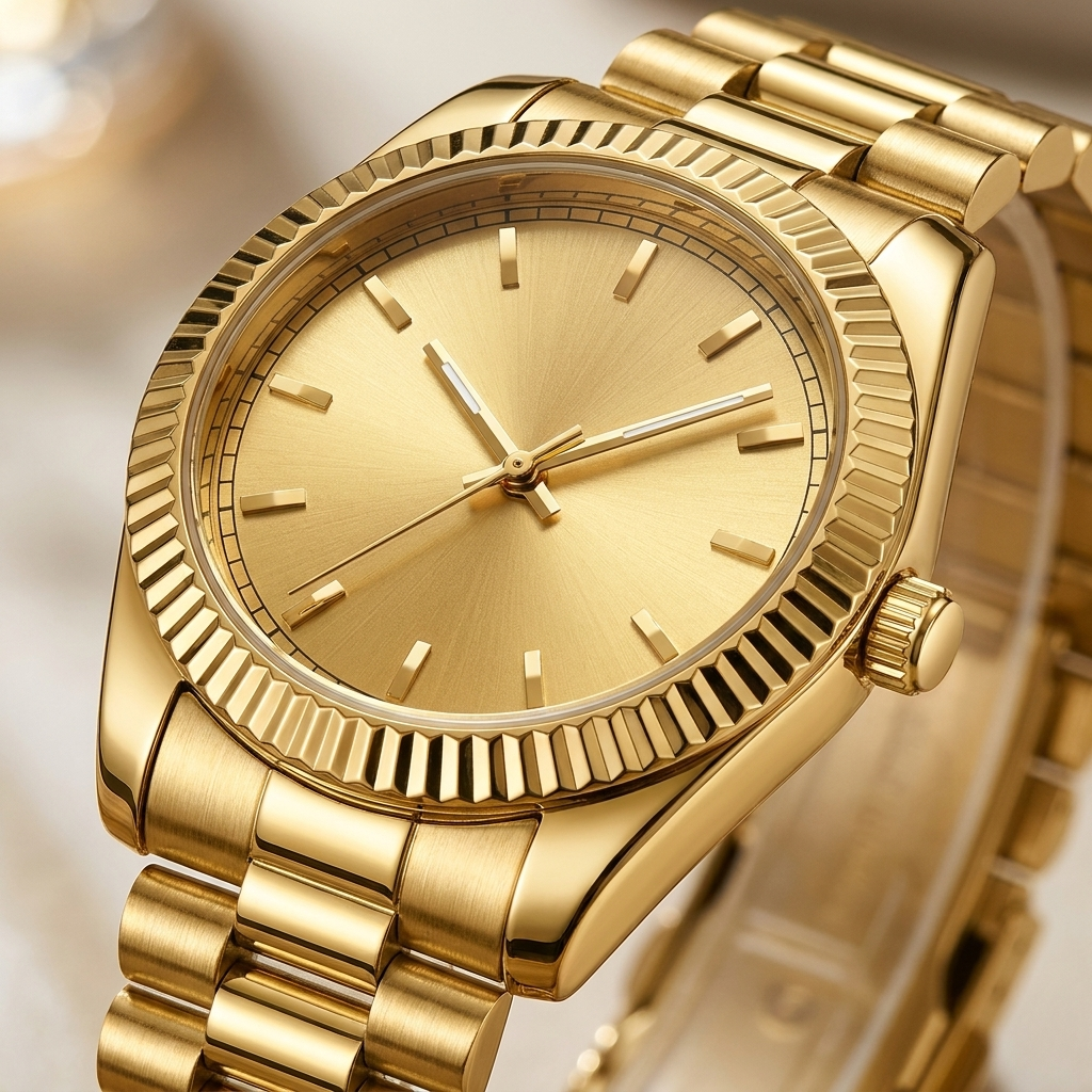 Elegant Men's Watch — dial detail