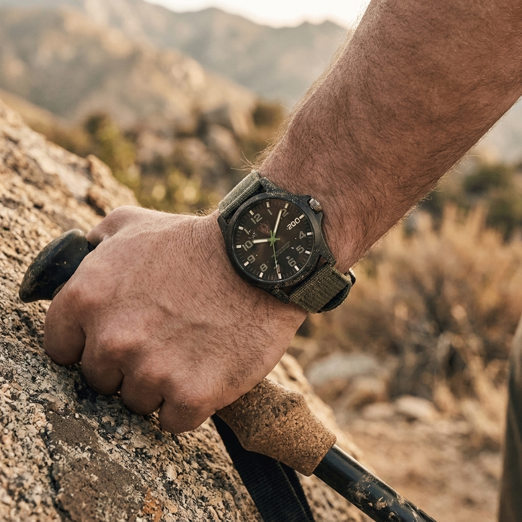 Tactical Watch — in use outdoors