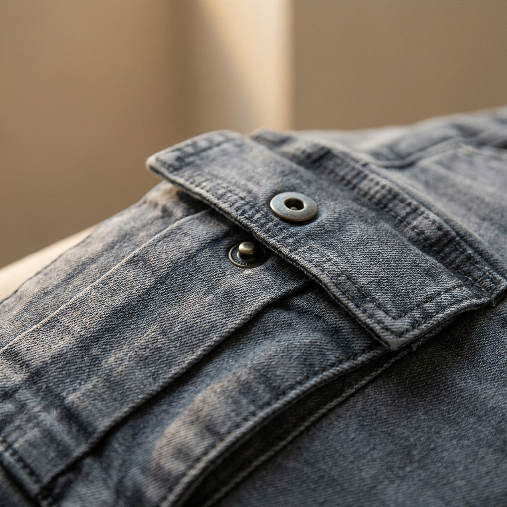 Men's Cargo Pants — close-up detail