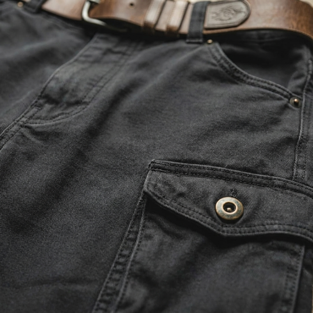 William Cargo Pants — close-up detail