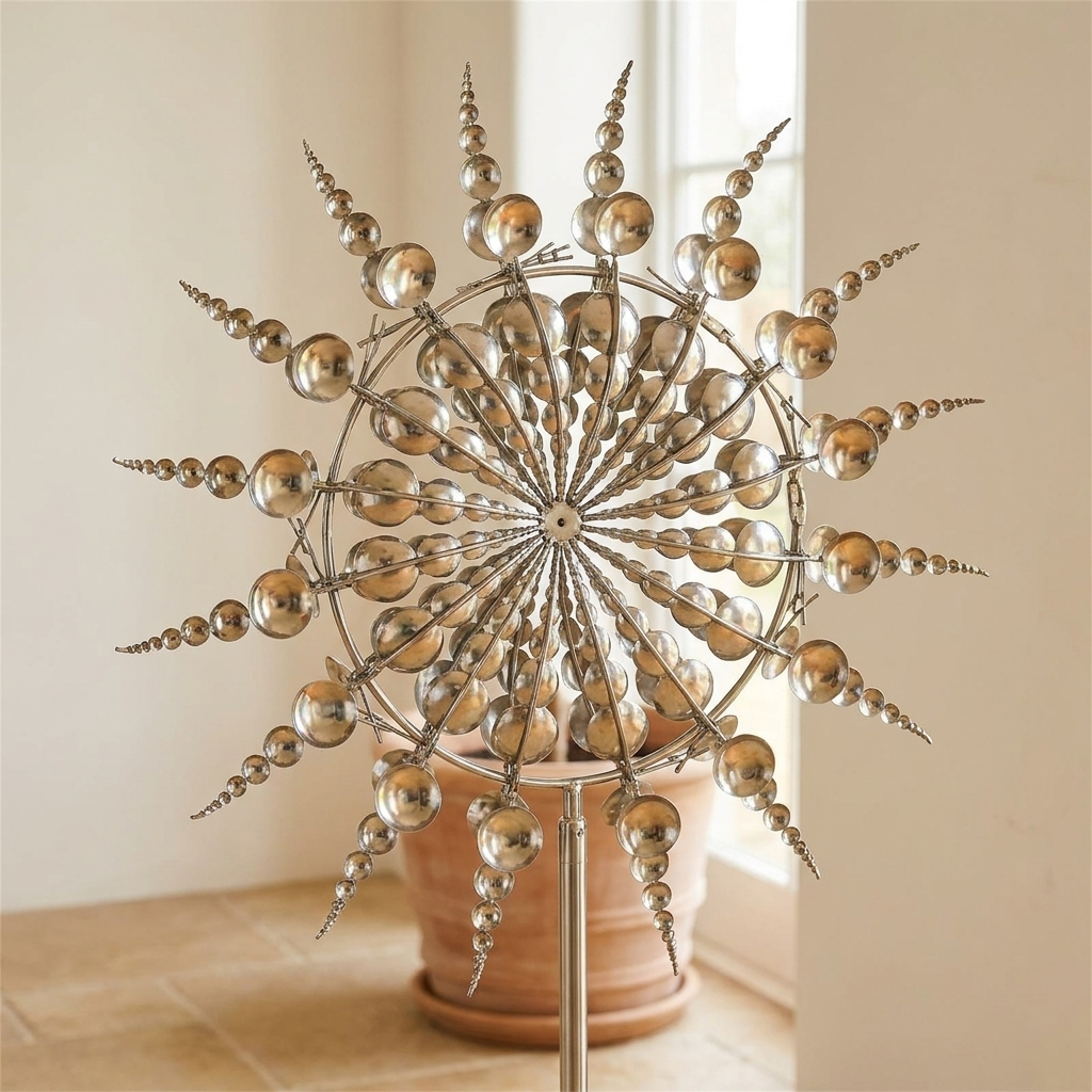 Metal Wind Spinner — alternate angle