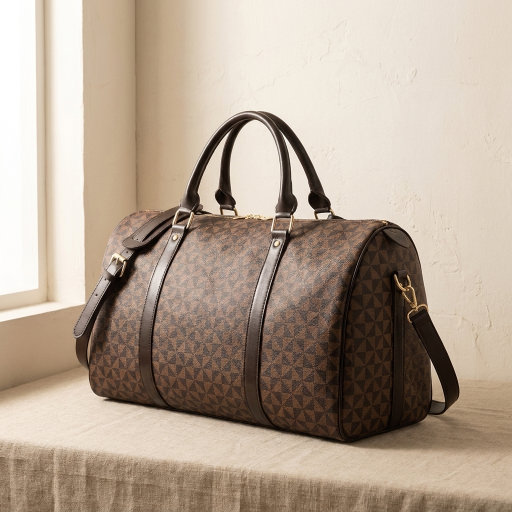 AeroVoyage Leather Duffle — alternate angle
