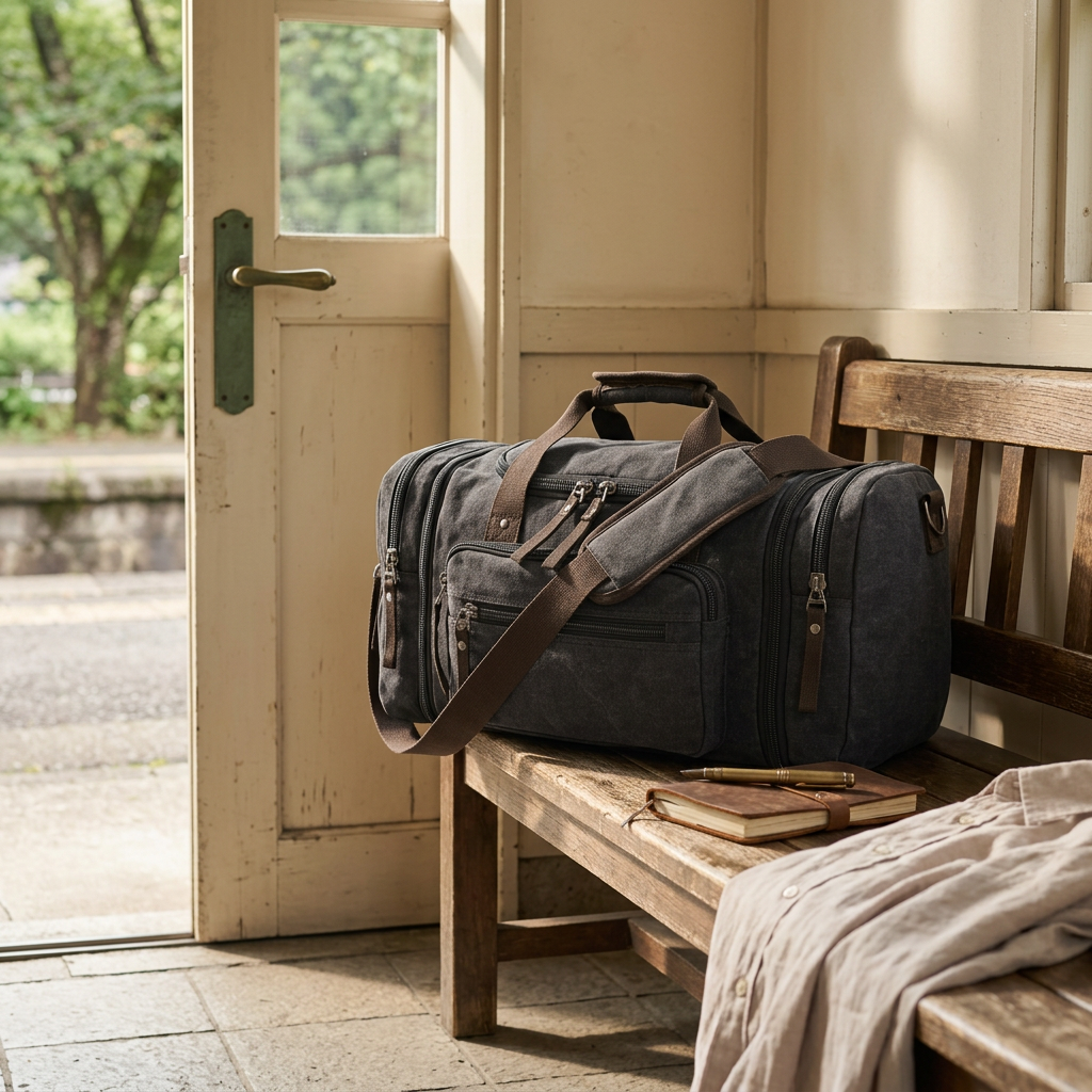 TravelMate Duffle — travel setting