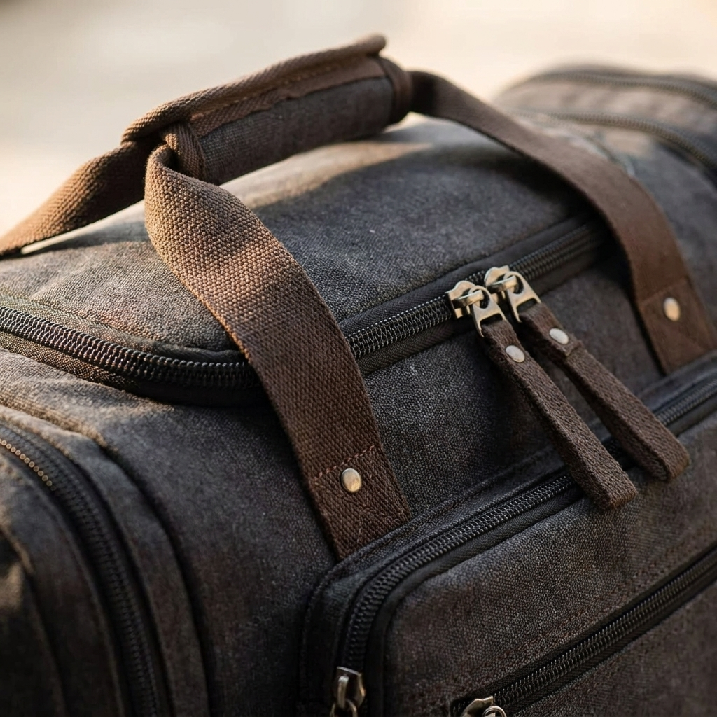 TravelMate Duffle — close-up detail