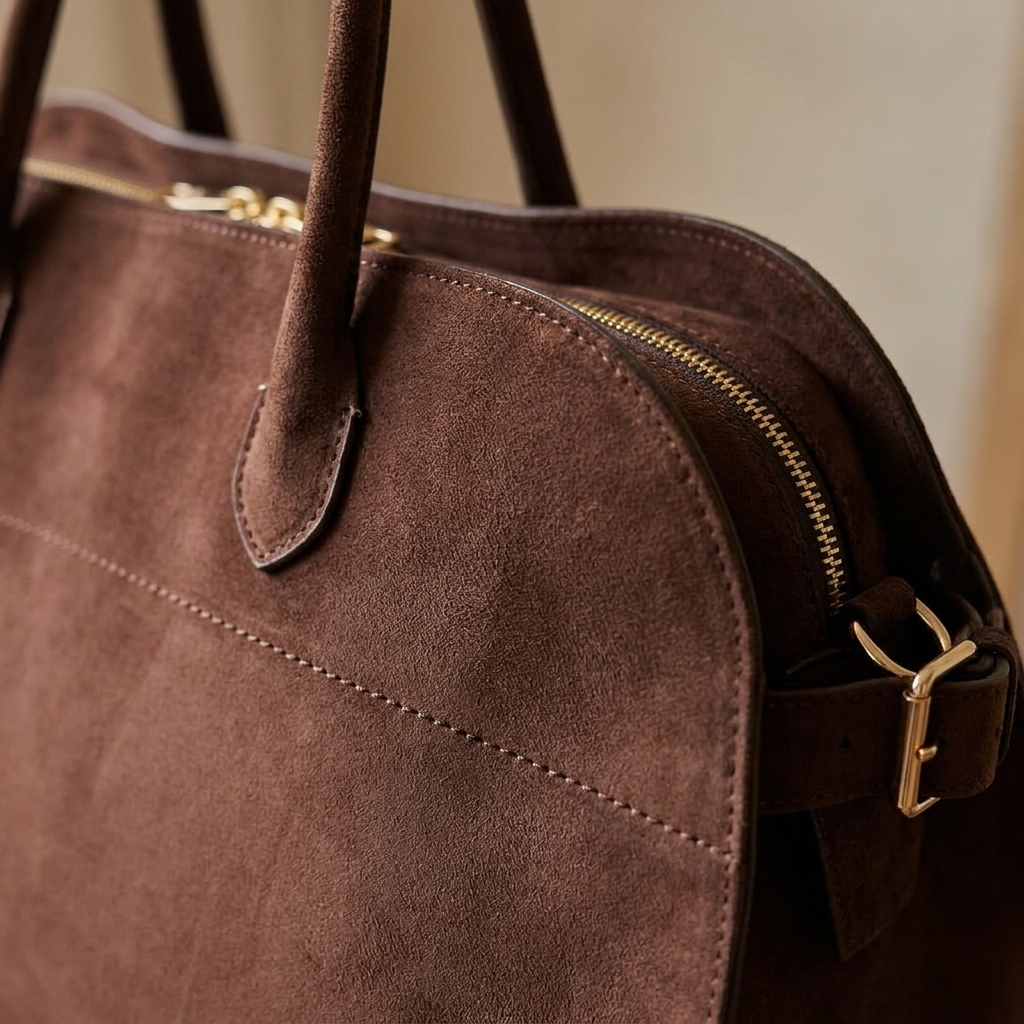 Vegan Leather Handbag — close-up detail