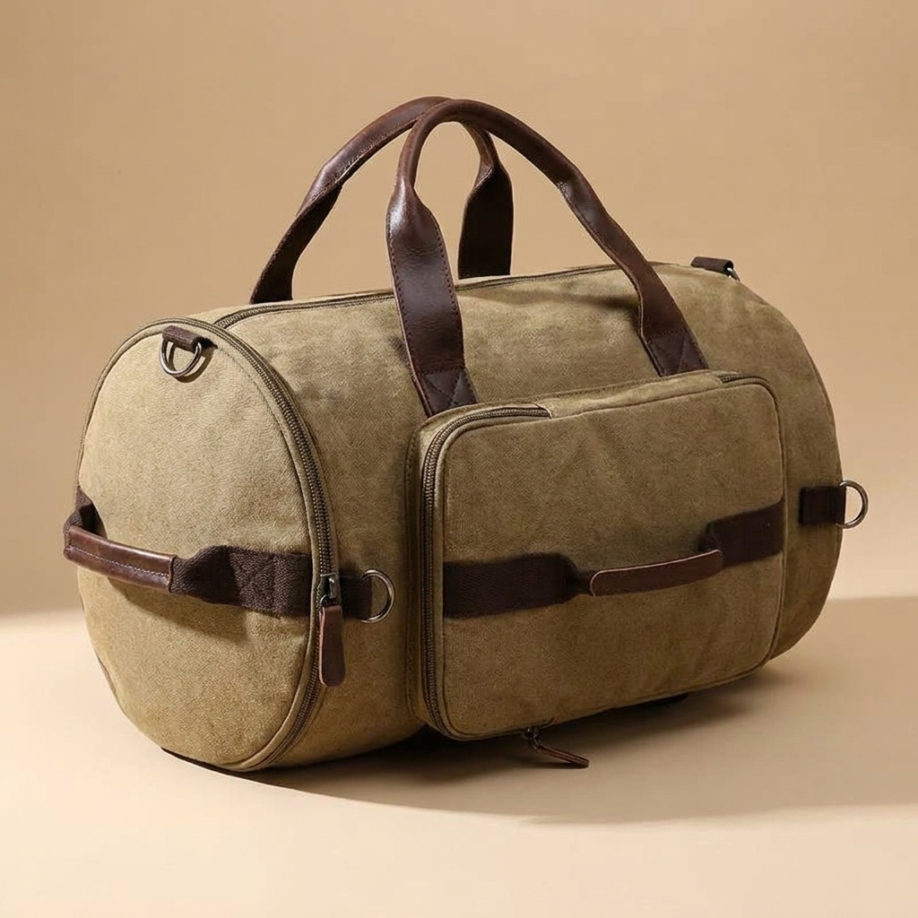 Canvas Duffle Bag — alternate angle