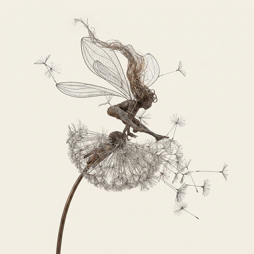 Metal Fairy Statue — lark design