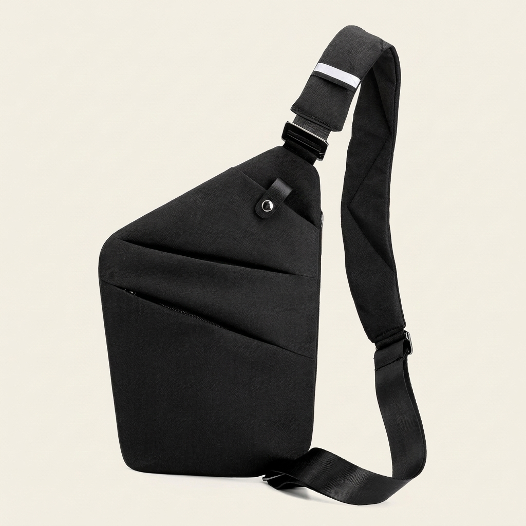 Anti-Theft Sling Bag — Black colourway