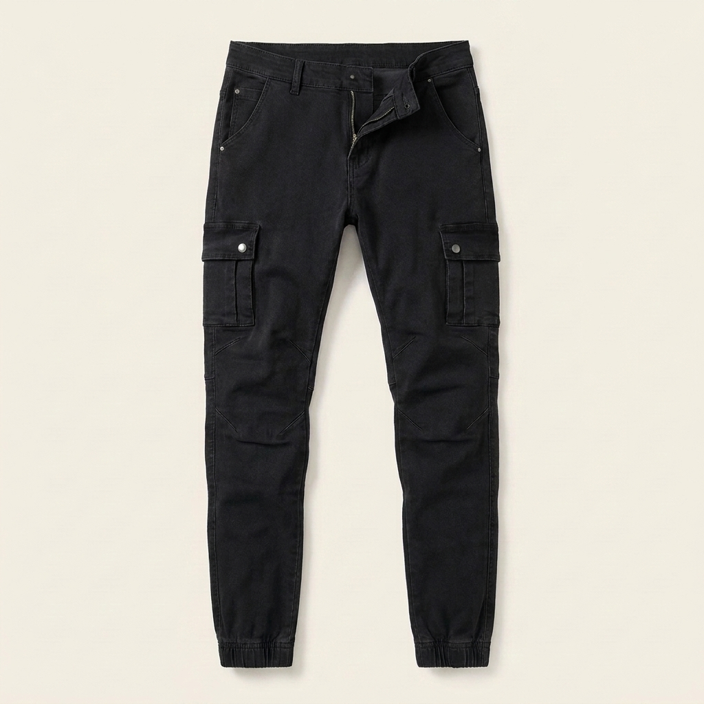 Men's Cargo Pants — Black colourway