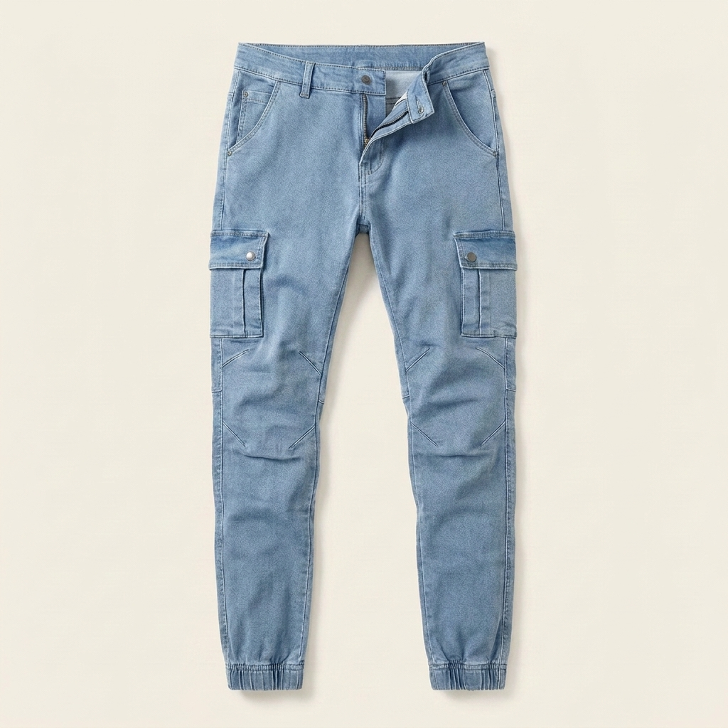 Men's Cargo Pants — Light Blue colourway