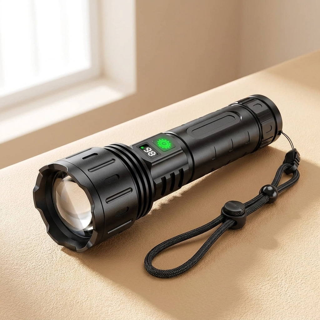Tactical Flashlight — alternate angle