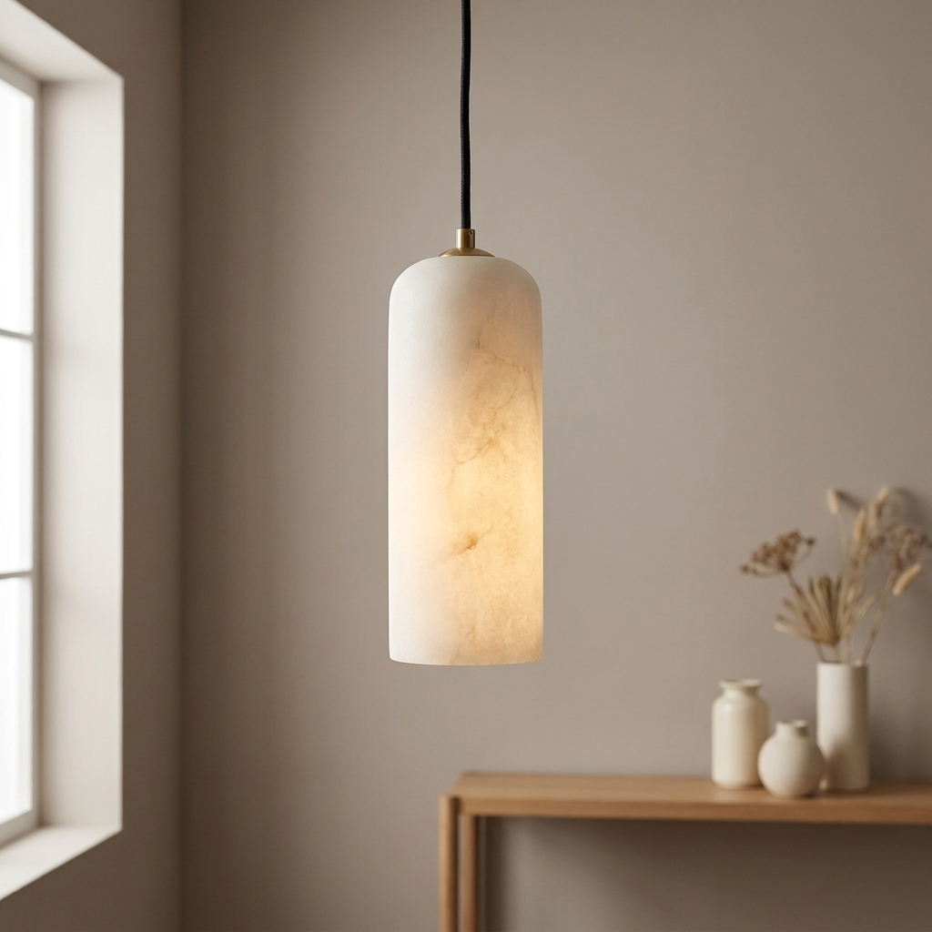 Alabaster Pendant — alternate angle
