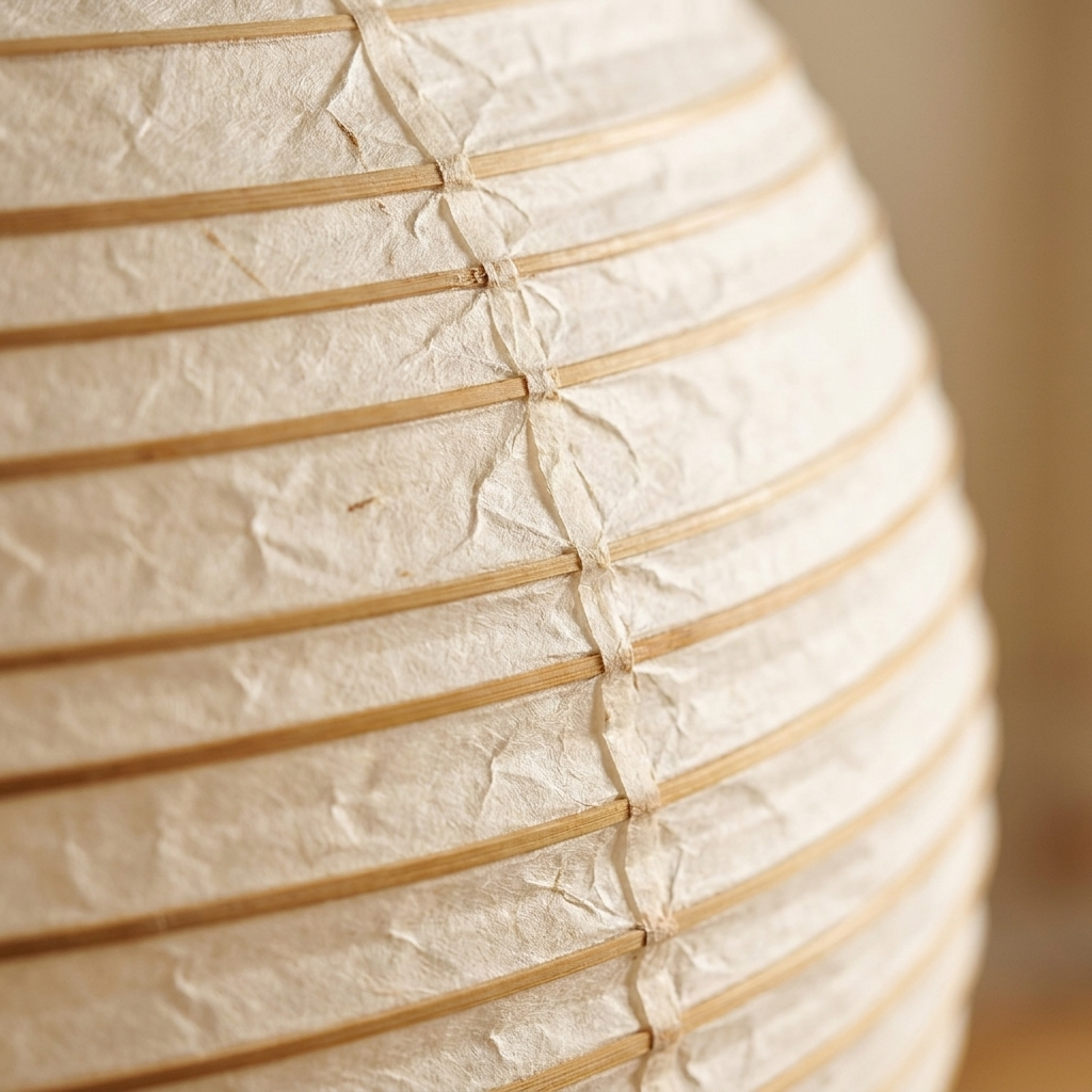 Washi Pendant — paper texture detail