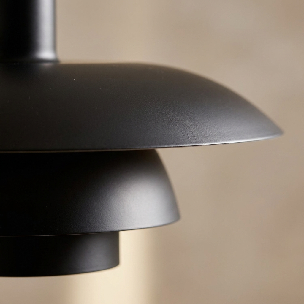 Scandinavian Tiered Pendant — detail