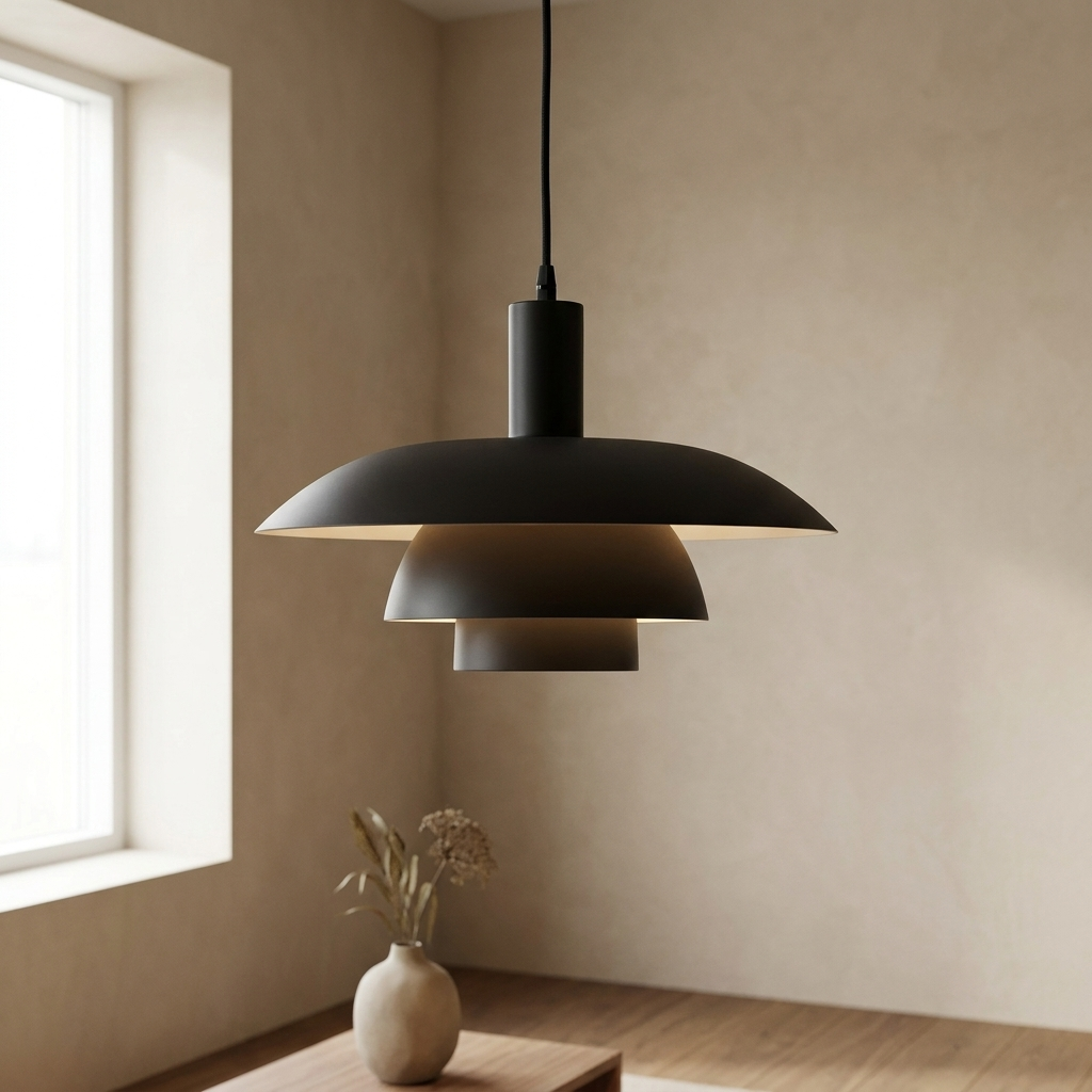 Scandinavian Tiered Pendant — alternate angle