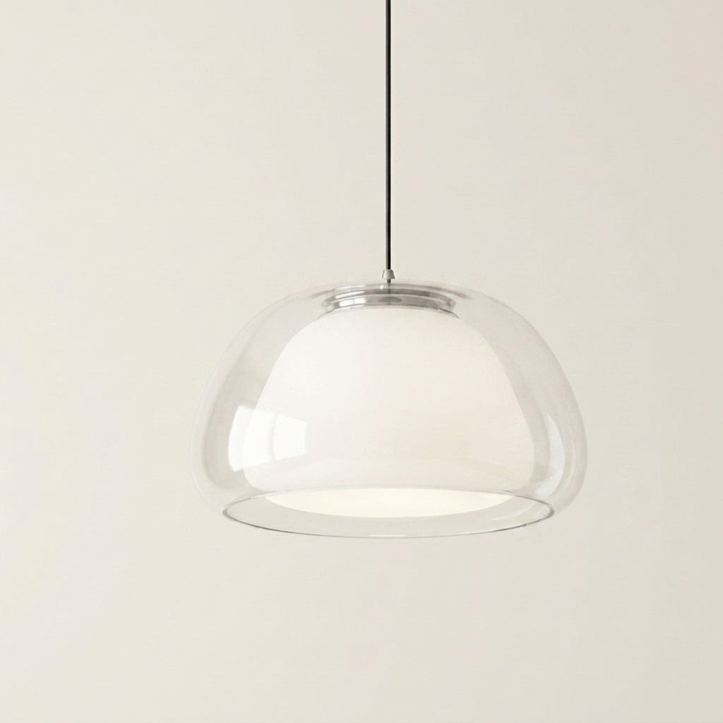 Glass Pendant — Transparent Pure colourway