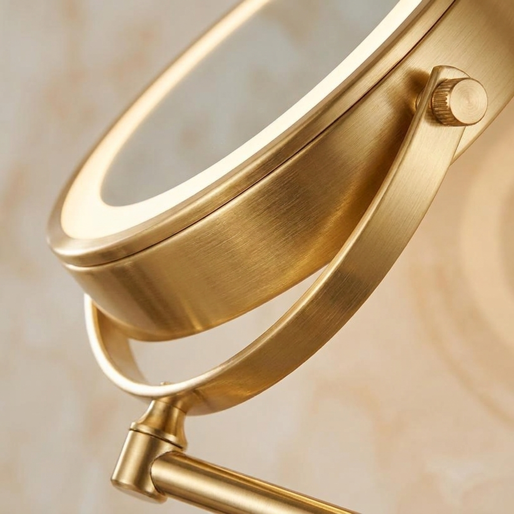 Elegant LED Vanity Mirror — frame detail