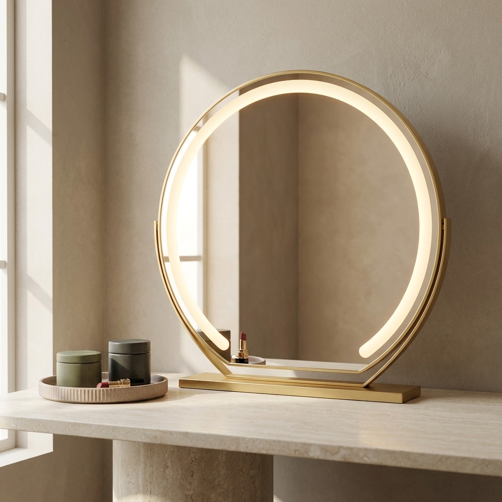 Elegant Touch Vanity Mirror — on dressing table