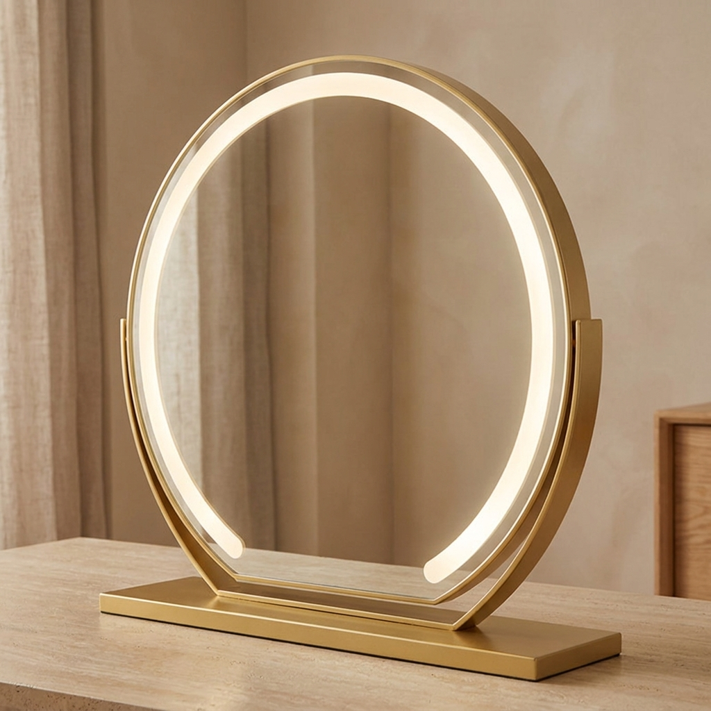 Elegant Touch Vanity Mirror — alternate angle