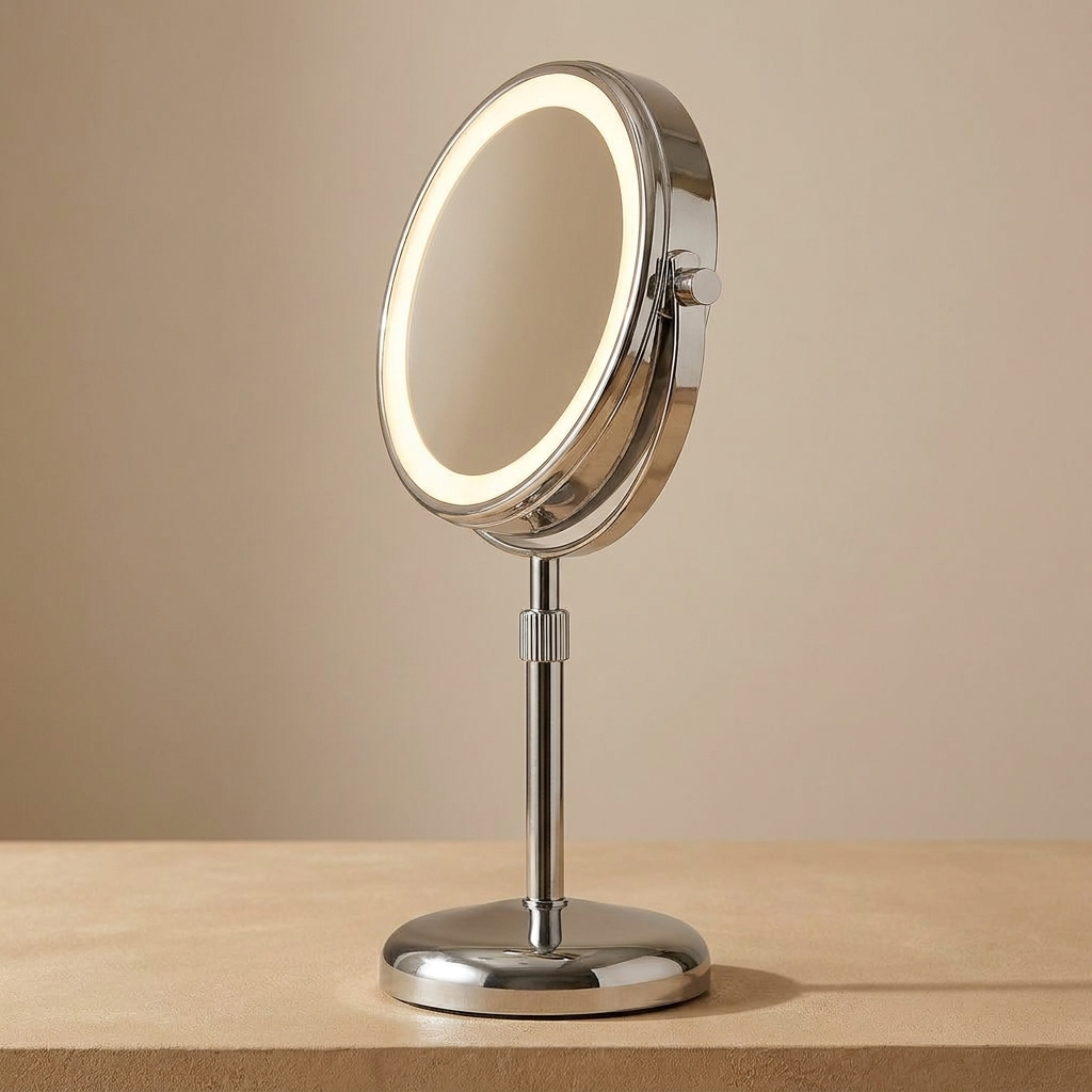 LED Vanity Mirror — alternate angle