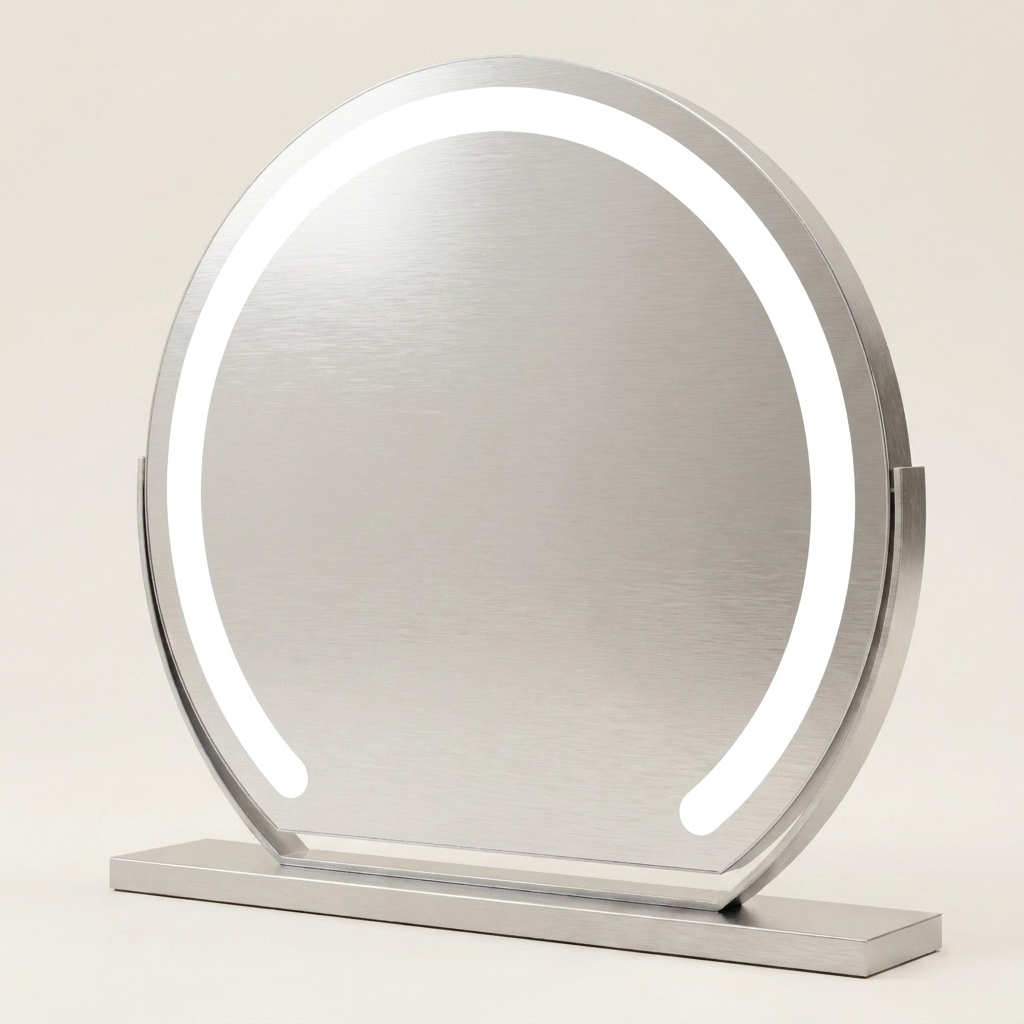 Elegant Touch Vanity Mirror — Silver colourway