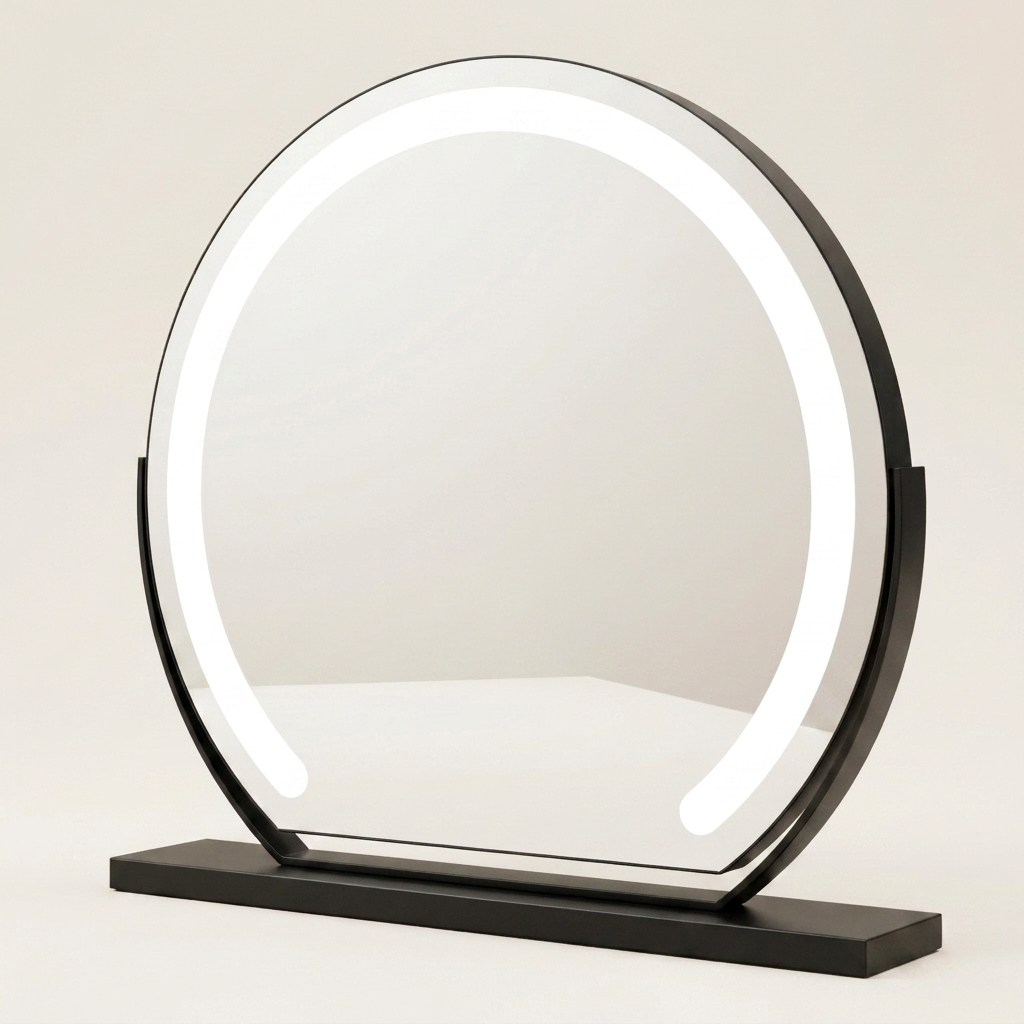 Elegant Touch Vanity Mirror — Black colourway