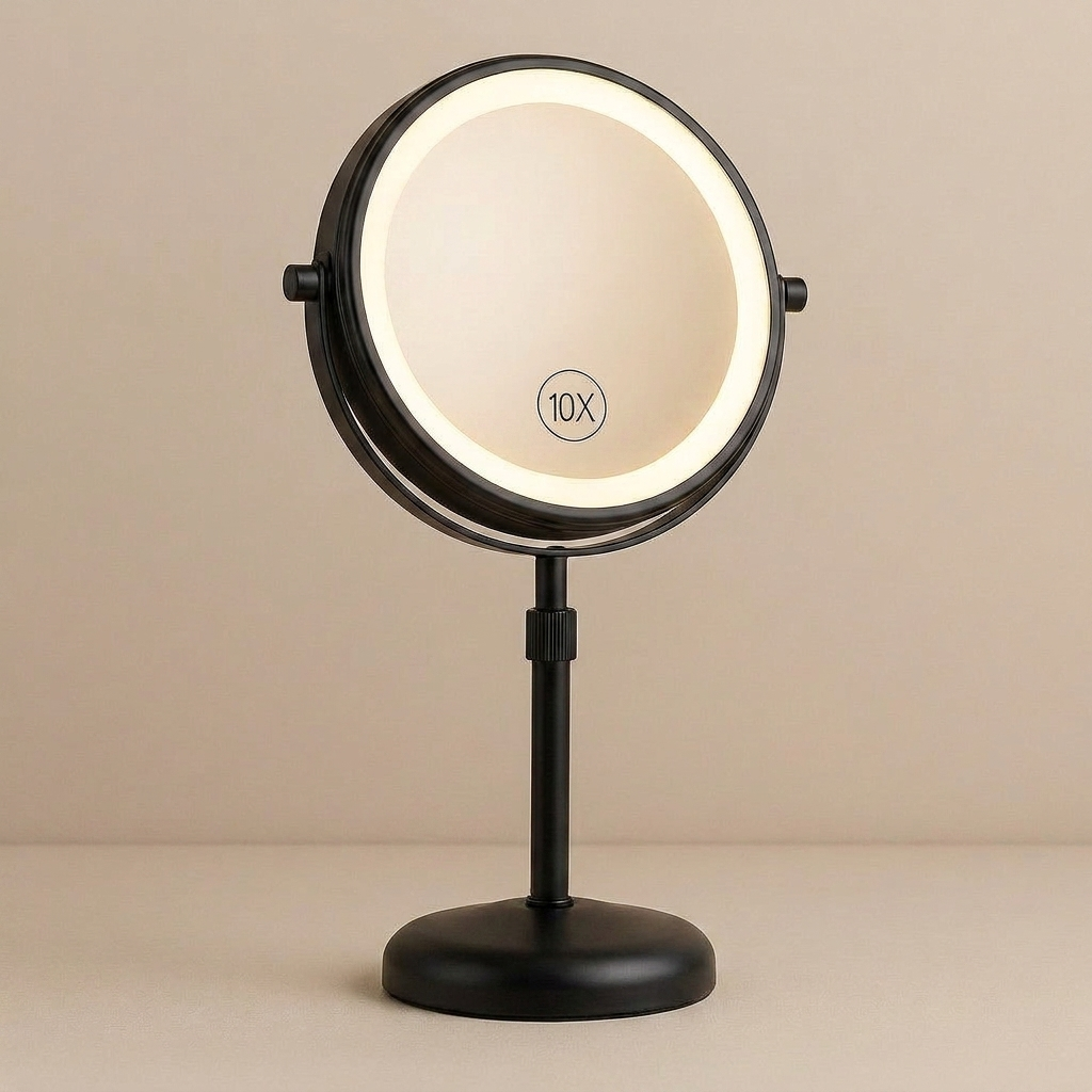 LED Vanity Mirror — Black colourway