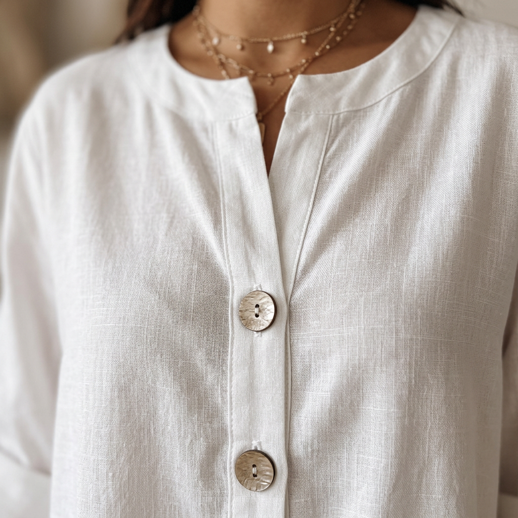 Elegant Chic Blouse — detail