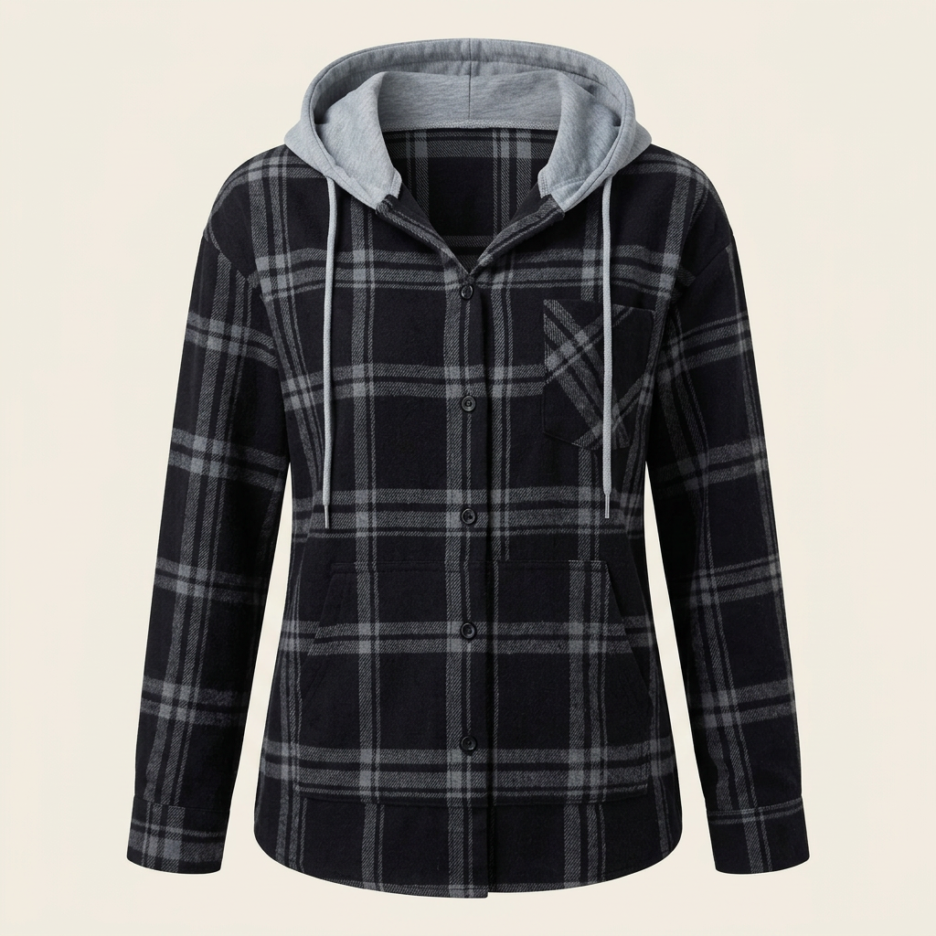 Print Hoodie — Black