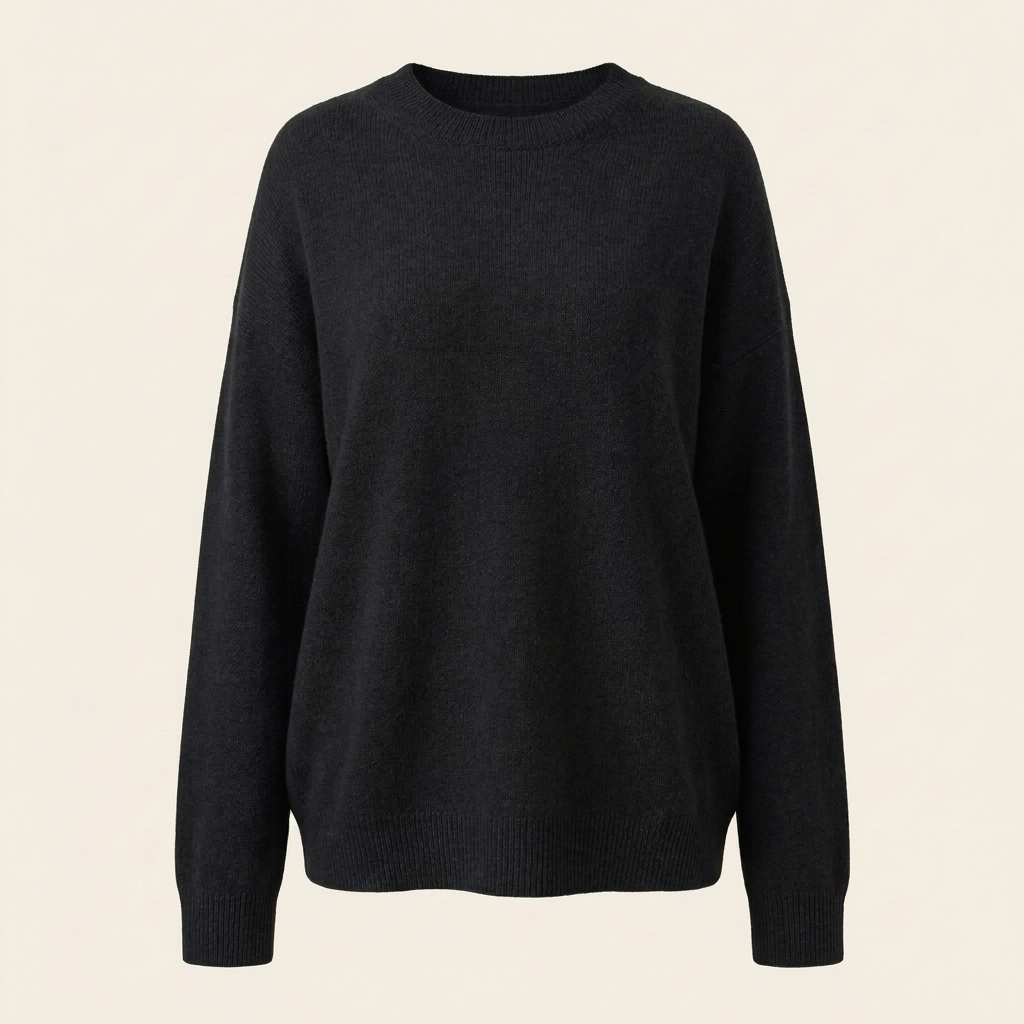 Cashmere Sweater — Black