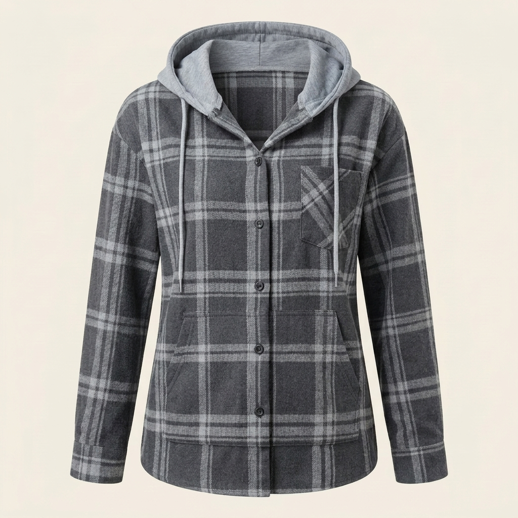 Print Hoodie — Grey