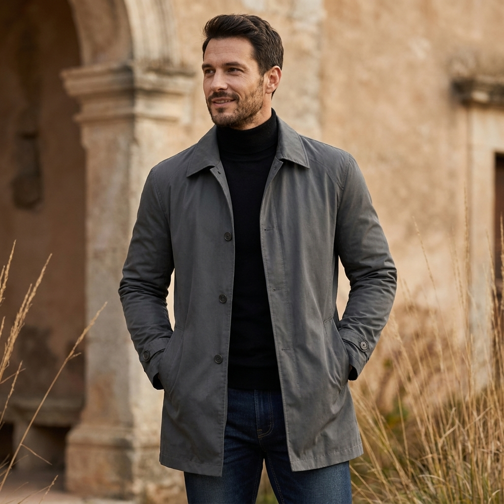All-Weather Jacket — on model