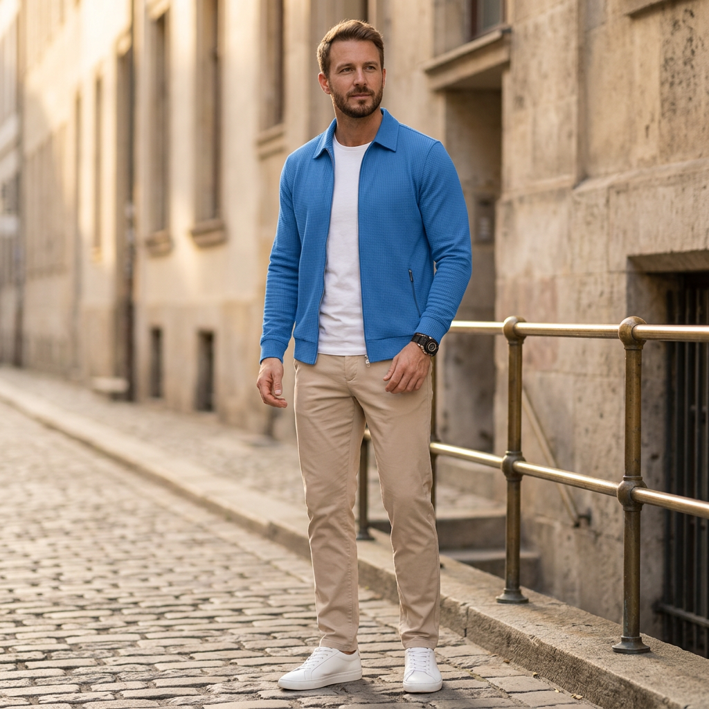 Lightweight Jacket — on model