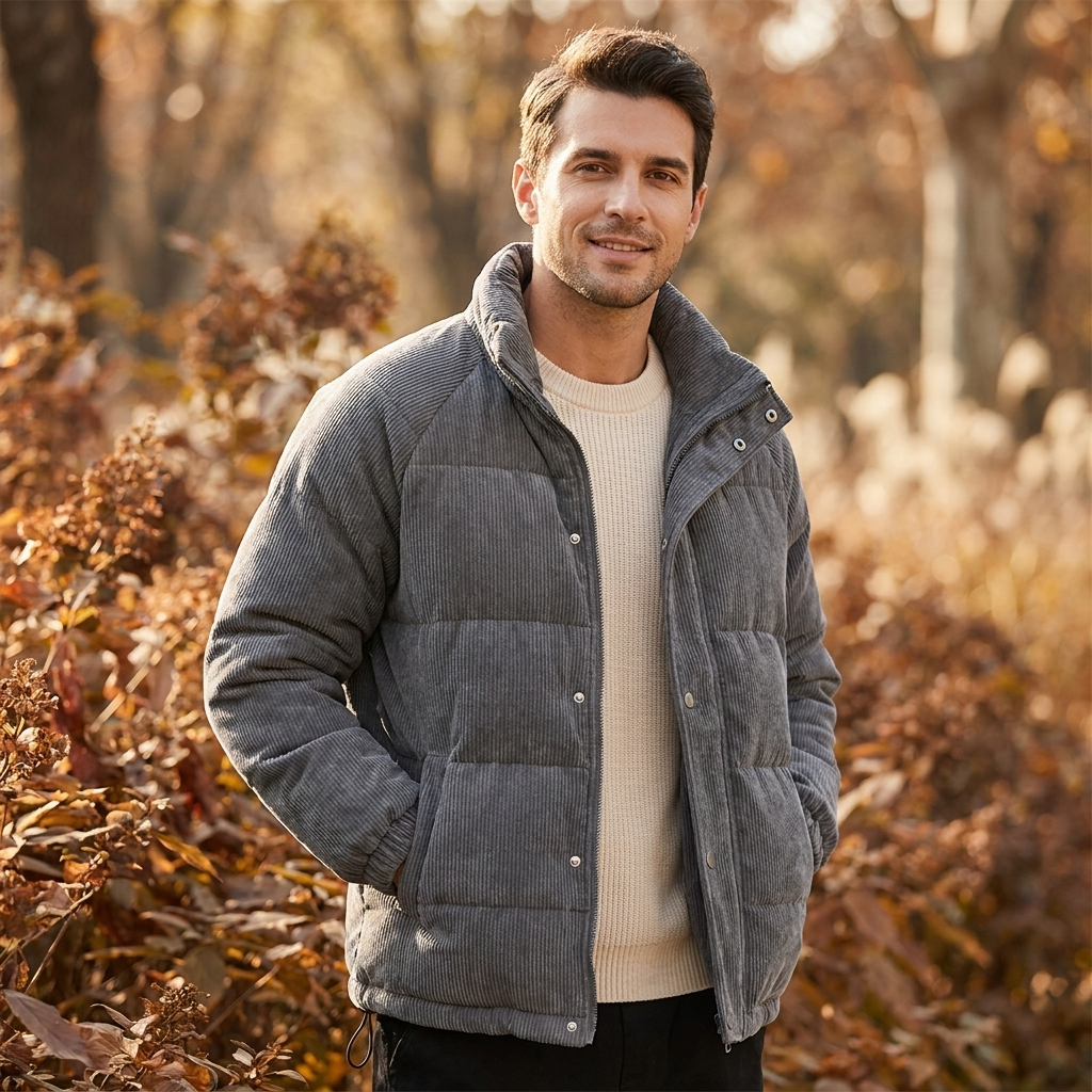 Corduroy Jacket — on model