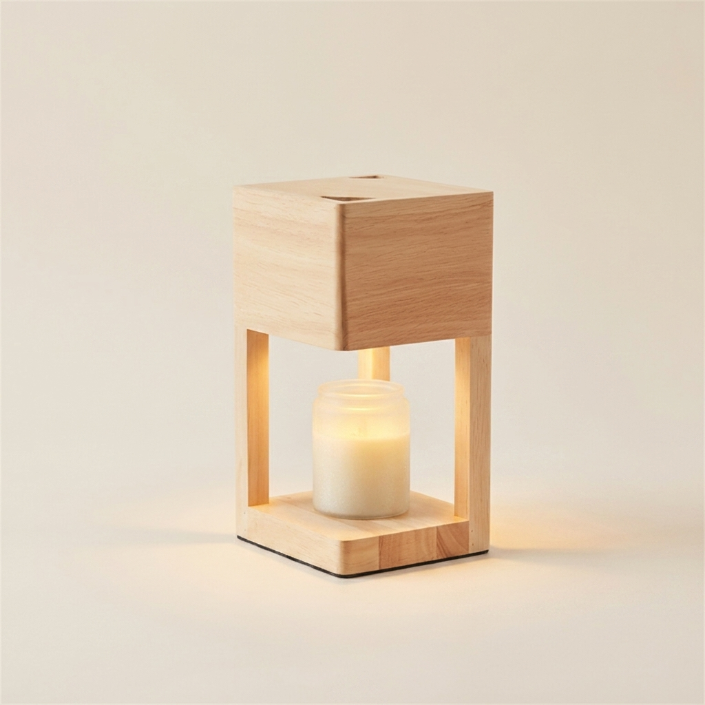 Candle Warmer Lamp — Light Birch hero