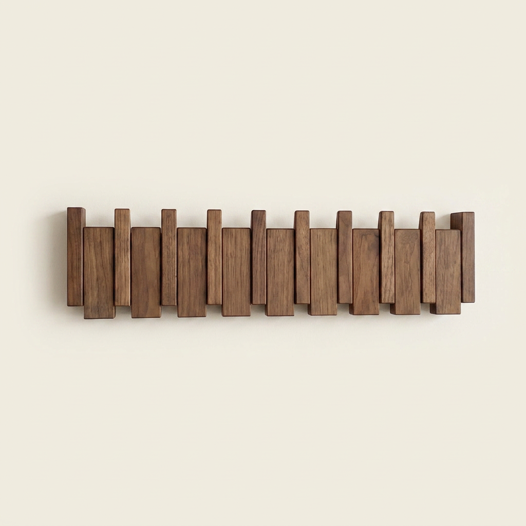 Kinjar Coat Rack — Walnut hero