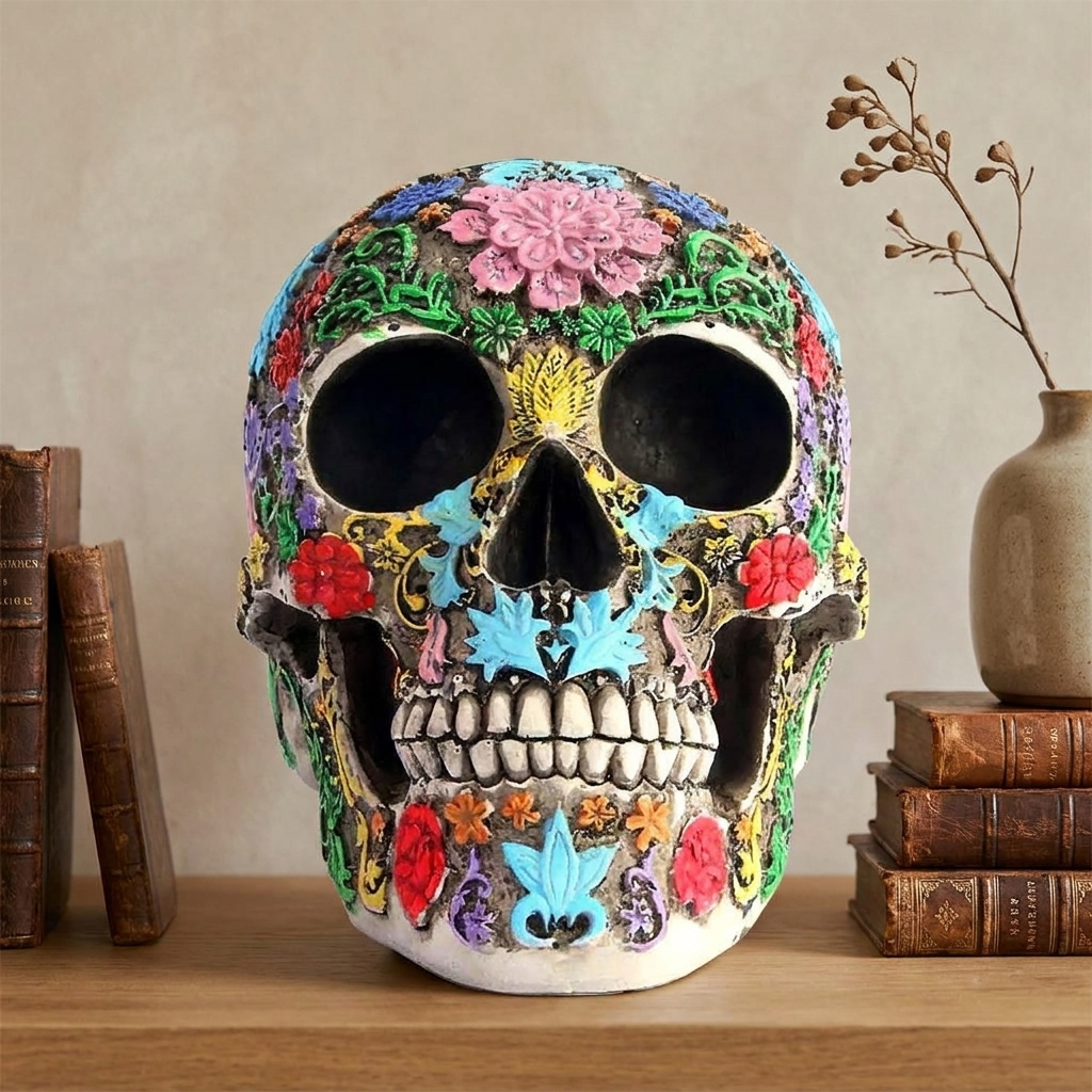 Skull Statue — lifestyle