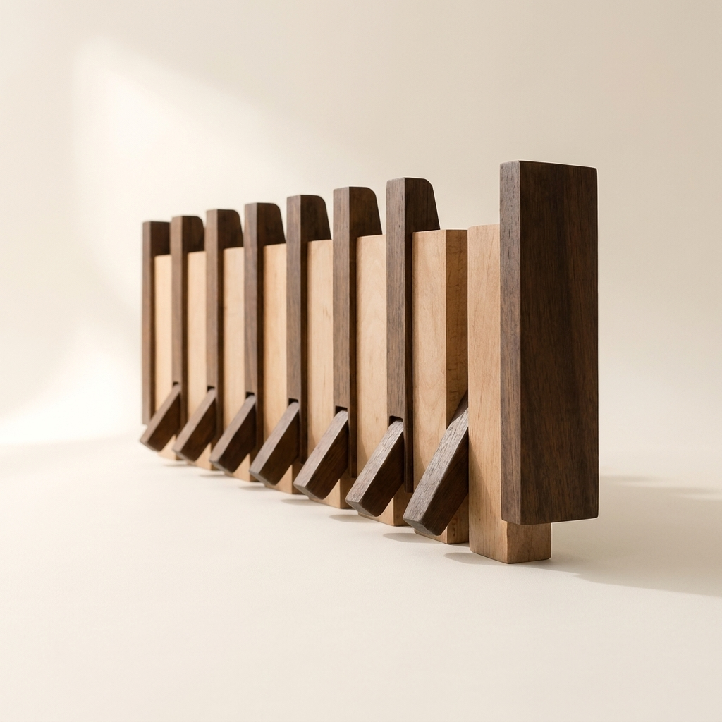 Kinjar Coat Rack — angle
